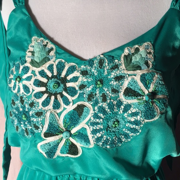 Anthropologie- Judith March Size S Green Dress - Picture 2 of 4